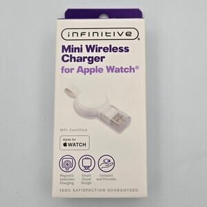 Infinitive Mini Wireless Charger for Apple Watch 1-6 and SE NEW UNOPENED